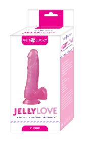 Get Lucky 7 Inch Jelly Love - Pink