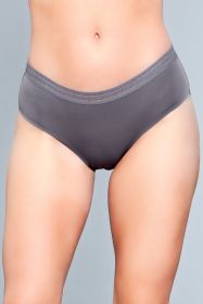 1848 Roxy Panty (Color: Grey, size: S)
