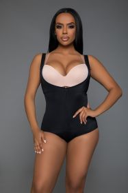 2375 Keep It Tight Bodysuit Shaper (Color: Black, size: S/M)