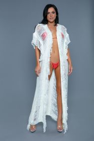 2299 Vivian Cover Up (Color: White, size: S/M)