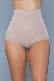 2002 Waist Your Time Shaping Brief (Color: Nude, size: 3X/4X)