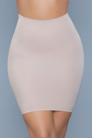 2005 Slimin' Shapewear Slip Skirt (Color: Nude, size: 3X/4X)