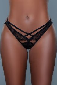 2205 Catch U Later Panty (Color: Black, size: XL)
