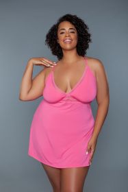 2250P Hailee Slip (Color: Coral, size: 1X)