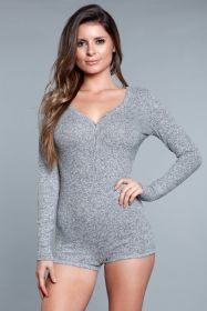 1882 Nala Romper (Color: Grey, size: XL)