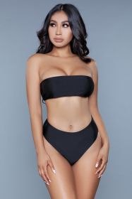 1974 Serenity Swimsuit (Color: Black, size: M)