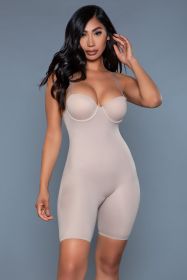 2173 Ultra Shaping Bodyshaper (Color: Nude, size: 1X/2X)