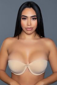 2307 Strapless Bra Adhesive (Color: Nude, size: C)
