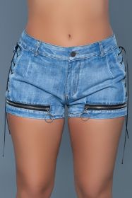 J26 Nowhere to Run Shorts (Color: Blue, size: L)