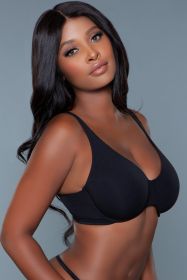 2216 Veronica Bra (Color: Black, size: C)